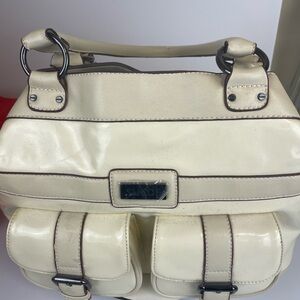 Cream Suede Women's Bag